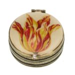 Pillendoosje Tulp geel rood