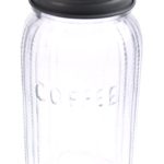 37S811 Voorraadpot glas "Coffee" met metalen deksel