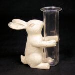 vaasje met haasje, wit, m