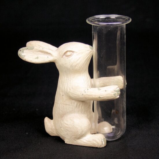 vaasje met haasje, wit, m