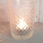 Glas vlechtwerk helder