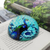 Presse Papier Pauw Blauw