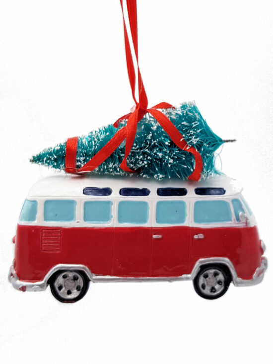 Volkswagen Bus Kerstornament Volkswagen Bus Kerstornament