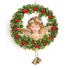 Engel in krans Kerstornament