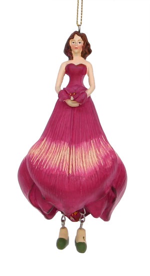 Amaryllis bloemenmeisje hangend