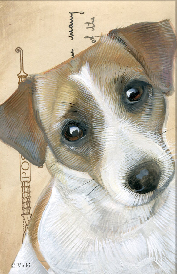 Dubbele Kaart Jack Russell