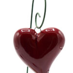 Hartje rood van keramiek incl prikker