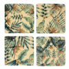 Onderzetters Palmblad set 4