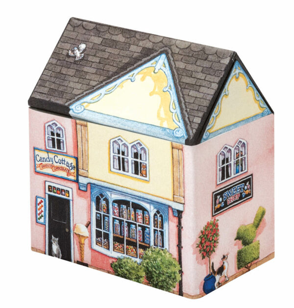 Blik Engels snoepwinkeltje klein