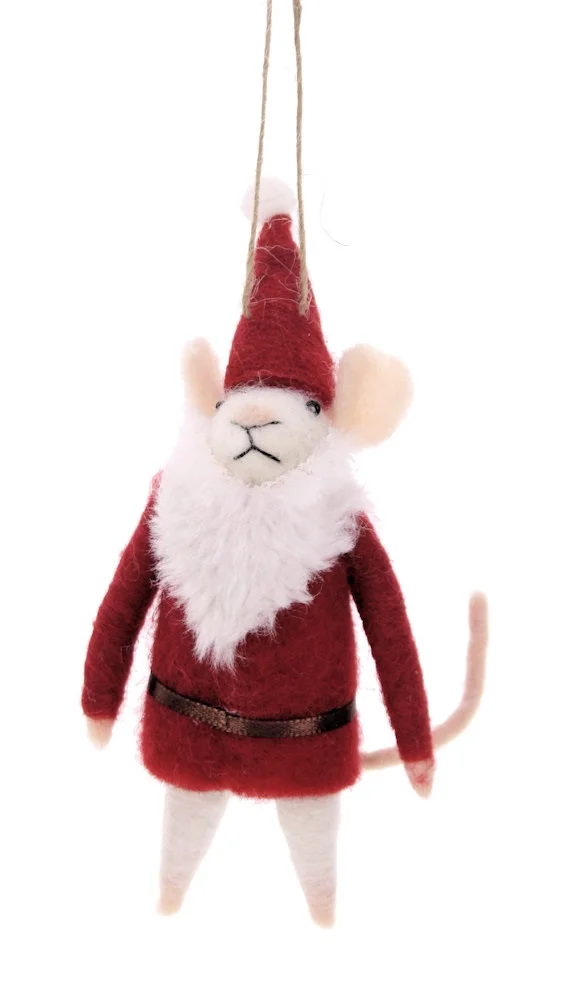 Muis vilt kerstman