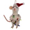 Ornament vilt Muis kerstverlichting