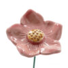 Keramieken Petunia roze op prikker