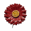 Keramieken Gerbera rood op prikker