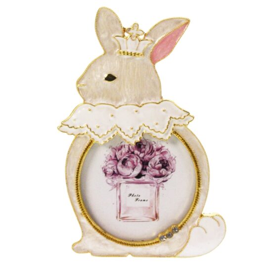 Fotolijstje Haasje wit