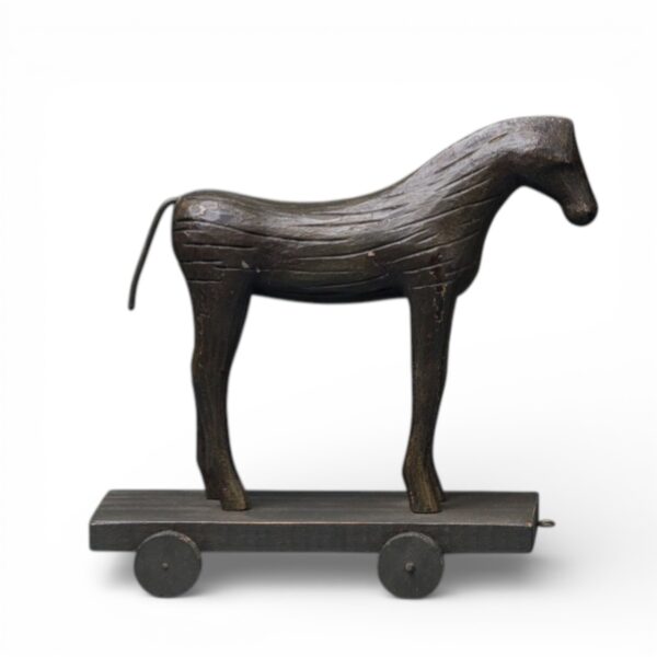 paard op kar