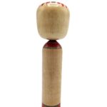 Kokeshi pop XL handbeschilderd achterkant