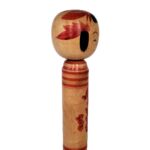 Japanse Kokeshi pop rechterkant, hout, handbeschilderd
