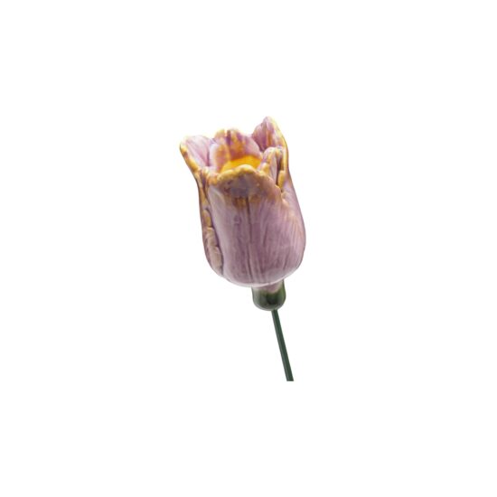 Keramische Tulp lila op prikker