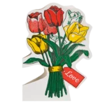 Dubbele kaart Tulpen