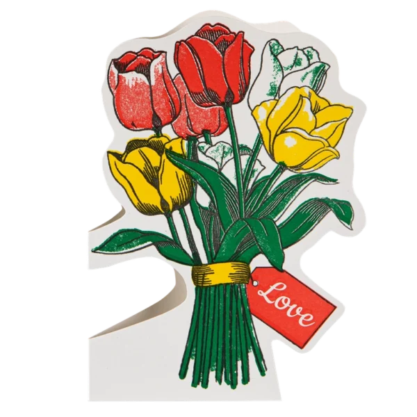 Dubbele kaart Tulpen