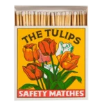 Lucifers in doosje tulpen Lucifers in doosje tulpen