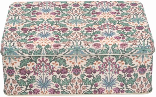 Blik bloemen rechthoekig