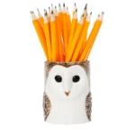 73685-3_quail-ceramics-barn-owl-pencil-pot-2 Pennenpot uil