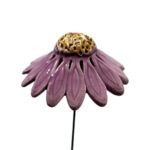 B132 Keramische bloem Echinacea paars