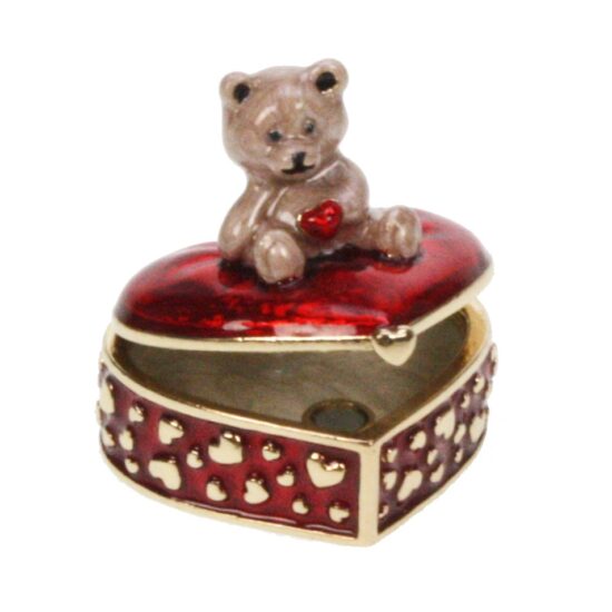 Doosje hartje rood met beer