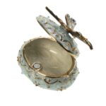 doosje ovaal libelle blauw open