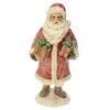 Kerstman met hulst cadeaus