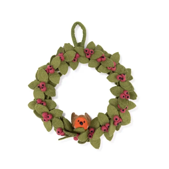 Krans Rode Bes Roodborstje